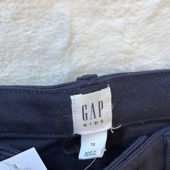 GAP kids navy blue Slim Fit Pants with adjustable waist size youth 12 - new - Picture 3 of 9